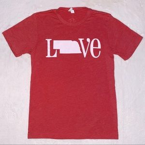 Nebraska Love Jersey Tee